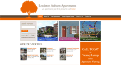 Desktop Screenshot of lewistonauburnapartments.com